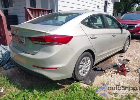 2018 Hyundai Elantra Se from USA, damaged, VIN 5NPD74LF7JH308355